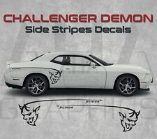 Dodge Challenger DEMON Side Graphic Decals Hellcat SRT Demon Side Decals picture