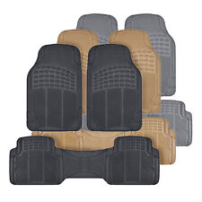 Rubber Floor Mats Car All Weather Heavy Duty Car Mats Liners Black Beige or Gray picture