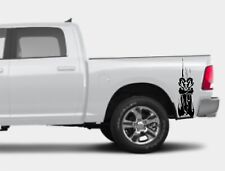 Custom Truck Box Stripes designed to fit Ram pickups FLAME MUSCLE  design picture