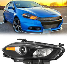 For 13-16 Dodge Dart Halogen W/Black Amber Headlights Passenger Side Headlamps picture