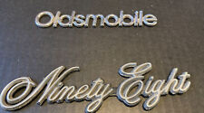 Oldsmobile Ninety Eight Emblem Regency Chrome Nameplate Ornament Original GM picture