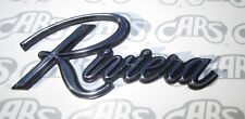 1979-1985 Buick Riviera Chrome Monogram | Script | Emblem | OEM #1261160  picture