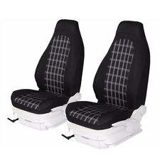 Front High-Back Seat Covers Bucket Seat Protector Polyester Sponge for Most Cars picture
