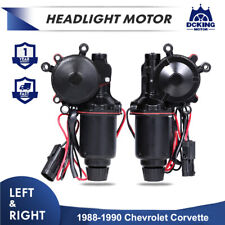 2X Headlight Motors For Chevrolet Corvette C4 1988-1990 Only 2 Wires Left&Right picture