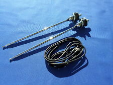 NEW 1963 1964 Chevrolet Chevy Impala BelAir Rear Slanted Telescopic Antenna Pair picture