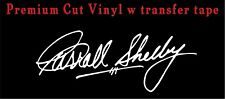 Carroll Shelby Glove-box Signature Vinyl Decal Mustang GT350 GT500 Cobra picture