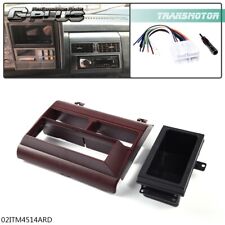FIT FOR 1988-1994 CHEVY GMC TRUCK RED RADIO DASH POCKET BEZEL KIT MOUNT TRIM picture