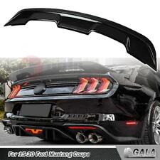 Trunk Spoiler Wing Gloss Black For 2015-2020 Ford Mustang Coupe GT500 Style ABS picture