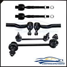 Fits 2006-2009 Lincoln Zephyr Set of 6 Inner outter Tie Rod Ends Sway Bar picture