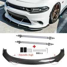 For Dodge Charger RT SRT SXT Front Bumper Lip Spoiler Body Kit + Strut Rods picture