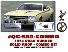 QG-589+ 1974 PLYMOUTH ROAD RUNNER - SIDE & ROOF SOLID STRIPE - COMBO  picture