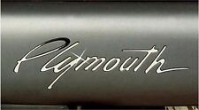 Plymouth Prowler Polished Stainless Steel Bumper Letter Emblems ACC-822015-Both picture