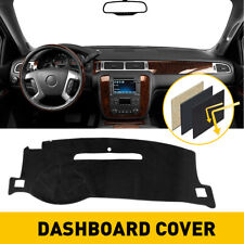 Black Dashboard Pad Dash Cover Mat For 2007-2014 Chevy Tahoe/Suburban/Avalanche picture