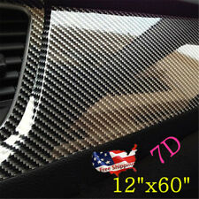 Carbon Fiber Vinyl Wrap Film Interior Control Panel Decals Car Parts Stickers picture