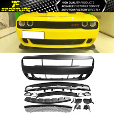 Fits 08-14 Dodge Challenger Front Bumper Cover Conversion w/ Grille PP picture