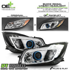 2011-2013 Buick Regal Projector Headlights w/DRL led Running Lights Lamps 11-13 picture
