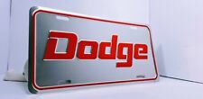 DODGE License Plate Charger Challenger Coronet Dart Script 70 71 72 73 74 Mopar picture