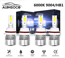 6000K For Buick Roadmaster 1991-1996 LED Headlight High Low Beam Bulbs Combo Kit picture