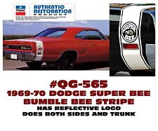 QG-565 1969-70 DODGE CORONET SUPER BEE - BUMBLE BEE STRIPE - LICENSED picture