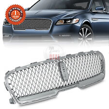 For 2017-2020 Lincoln Continental Sedan Front Grille Chrome Without Camera Hole picture