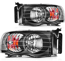 For 2002-2005 DODGE RAM 1500-3500 Headlights Assembly Pair Driver+Passenger Side picture