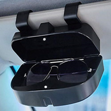 Car Sun Visor Glasses Case Holder Sunglasses Box Card Magnetic Clips Receipt picture