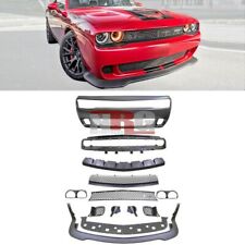 for 2015-2022 Dodge Challenger Hellcat style full Front bumper replacement picture