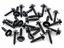 Mopar Black Trim Screws- M4.2 x 20mm Long- 7mm Hex- 12mm Washer- 25 screws- #224 picture
