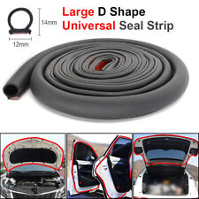 Car Door Rubber Weather Seal Hollow Strip 78inch Universal Weatherstrip D-shape picture