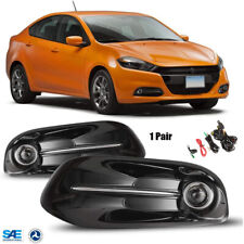 Fog Lights For 13-17 Dodge Dart Clear Lens Front Bumper Lamps+Wiring+Switch Kit  picture