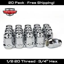 20 Chrome Lug Nuts Ford Thunderbird Mustang LTD T-Bird picture