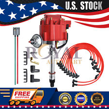 GM08 HEI Distributor &Wire &Pigtail for Chevy 350 454 SBC BBC w/65K Volt 9000RPM picture