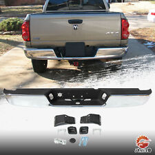Chrome Complete Rear Step Bumper Assembly For 2004-2008 Dodge RAM 1500 2500 3500 picture