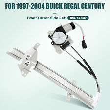 For 97-04 Buick Regal Century Front Driver Side w/ Motor Power Window Regulator picture