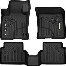 OEDRO Custom 2 Row Floor Mats Liner Set for 2022-2023 Ford Maverick Crew Cab TPE picture