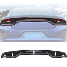 Smoked Rear Tail Light Covers Trim For Dodge Charger 2015+ Exterior Accessories picture