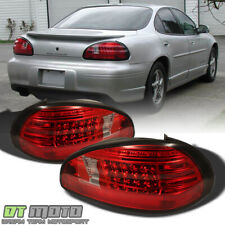 1997-2003 Pontiac Grand Prix LED Red Clear Tail Lights Brake Lamps Left+Right picture