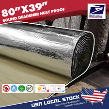 80''x39'' Car Insulation Sound Deadening Heat Shield Thermal Noise Proof Mat US picture