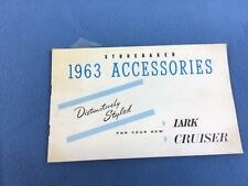 1963 Studebaker Accessories Book Lark Cruiser picture