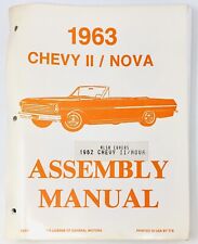 1963 Chevrolet Nova Chevy II 2 Factory Assembly Rebuild Instruction Manual HG22 picture