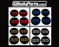 Chevrolet Monte Carlo SS Colored Center Cap Inlay decal sticker  - SET OF 4 picture