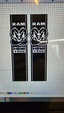 Muscle Ram Truck Bedstripe Graphic Decal .. Compatible with Dodge Ram  picture