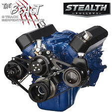 Black Ford 289-302 Serpentine Conversion Kit - Alternator & Power Steering picture