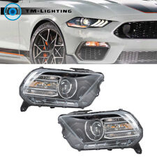 For 2013-2014 Ford Mustang HID/Xenon w/LED Projector Headlight Left& Right Side picture