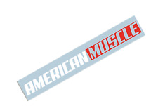 AMERICAN MUSCLE Windshield Banner Decal Sticker Graphic 2 Color Sticker picture