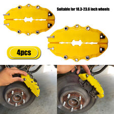 4x Yellow Style Front+Rear Car Disc Brake Caliper Covers Parts Brake Accessories picture