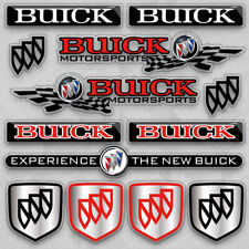 Buick GS Gran Motors Sport Car Medal Logo Stripe Sticker Vinyl 3D Decal Decor picture