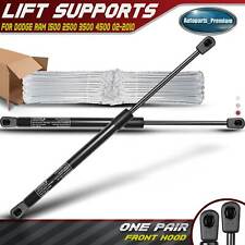Qty(2) Hood Lift Supports Shocks Struts for Dodge Ram 1500 2500 3500 4500 5500 picture