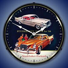 1958 Studebaker Hawk Wall Clock, LED Lighted picture