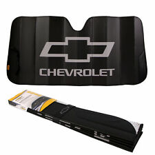 â­�ï¸�â­�ï¸�â­�ï¸�â­�ï¸�â­� CHEVY Black Windshield Chevrolet Sunshade Universal Sun Shade New Gift picture